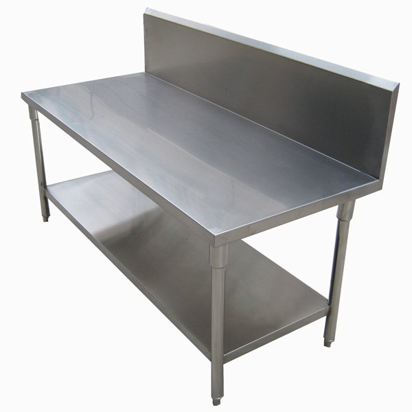 带靠背双层工作台